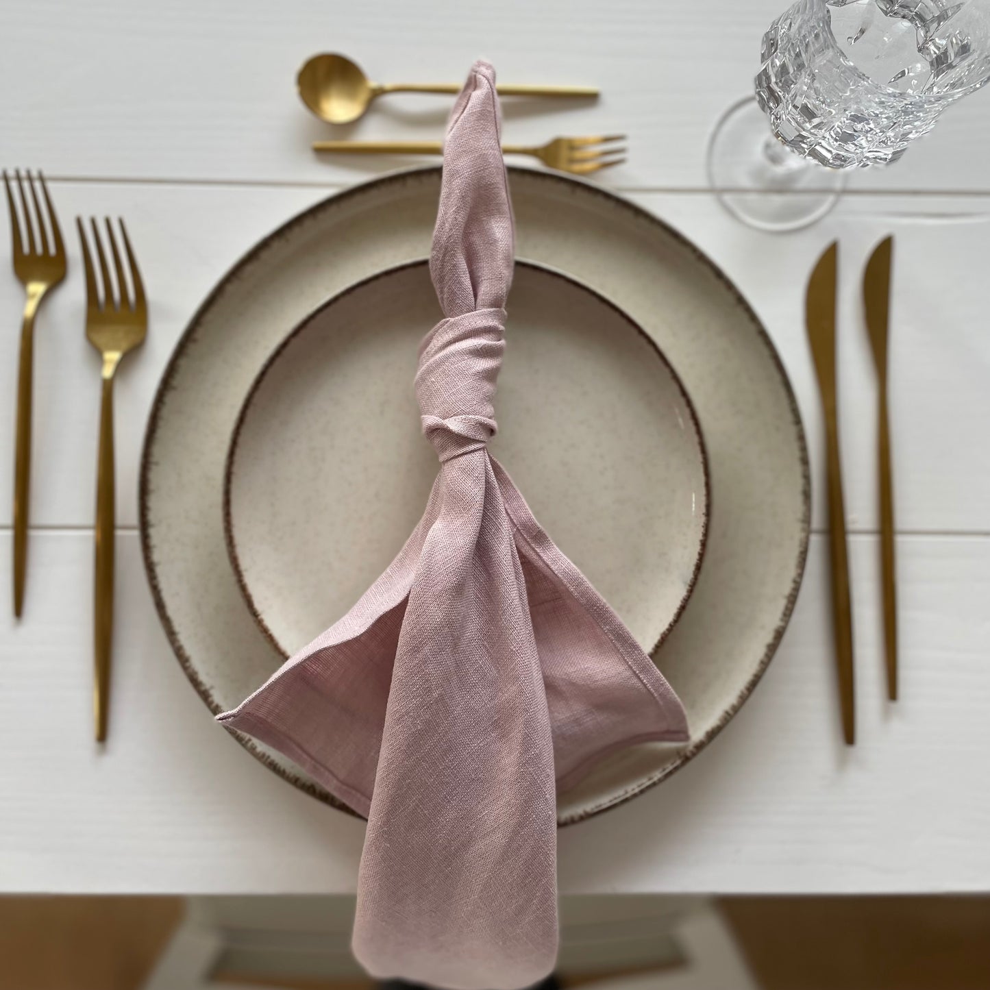 Leinenserviette rosa