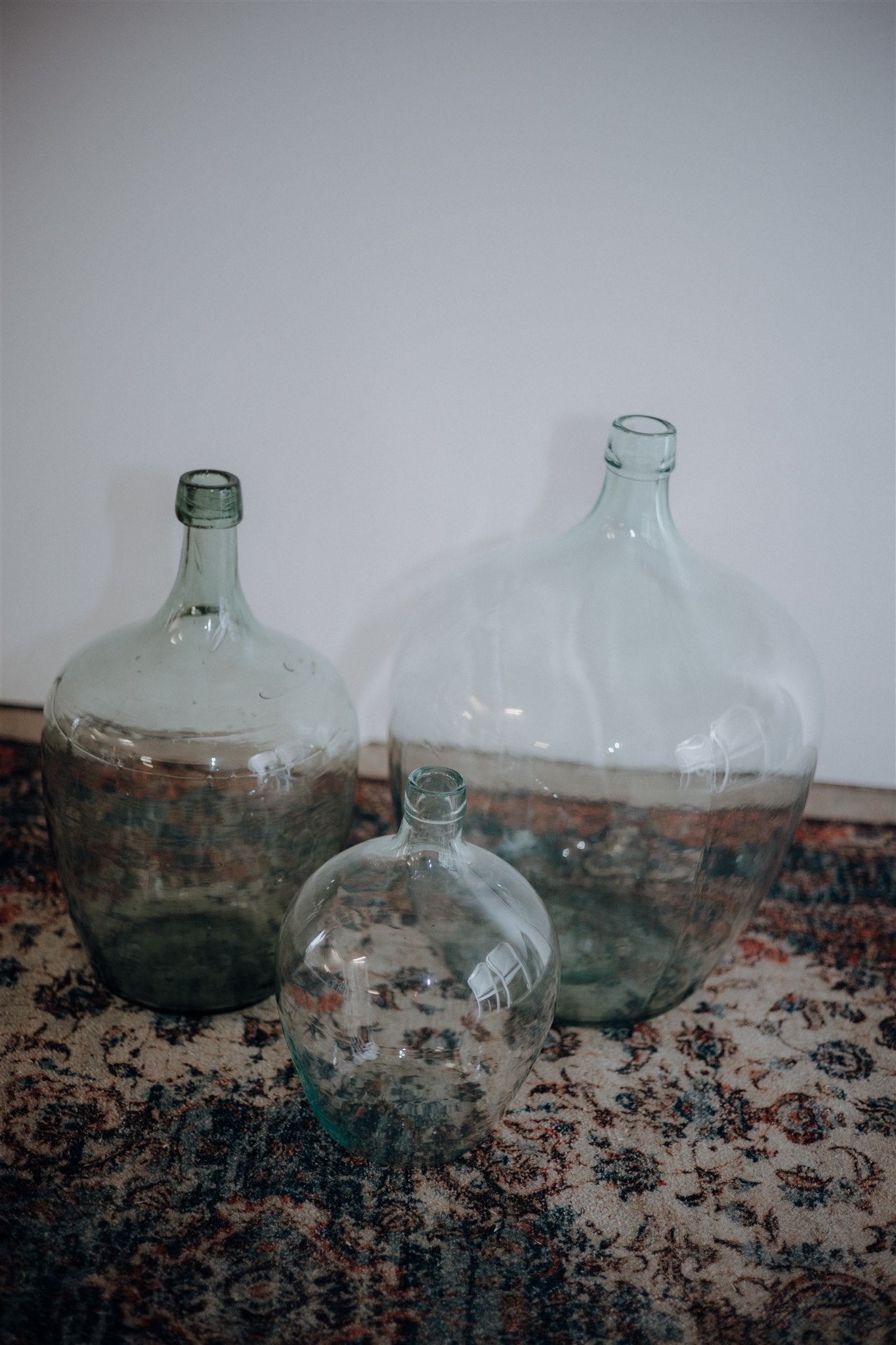 Weinballonglas Klarglas & Grünglas