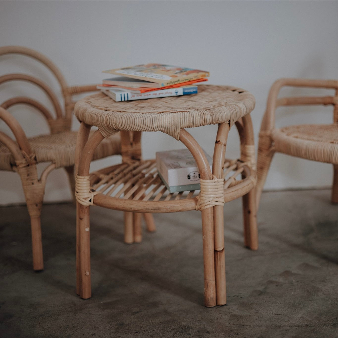 Rattan Kindertisch
