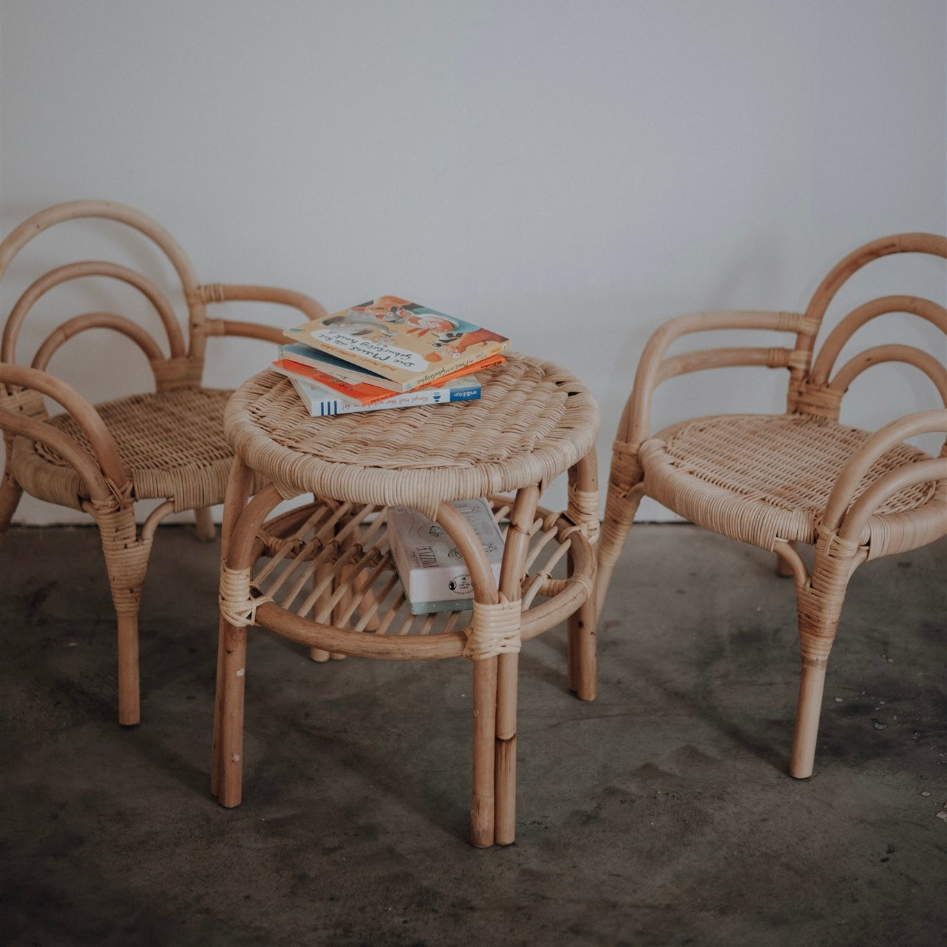 Rattan Kinderstuhl