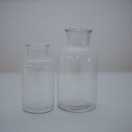 Vase Klarglas 2er Set